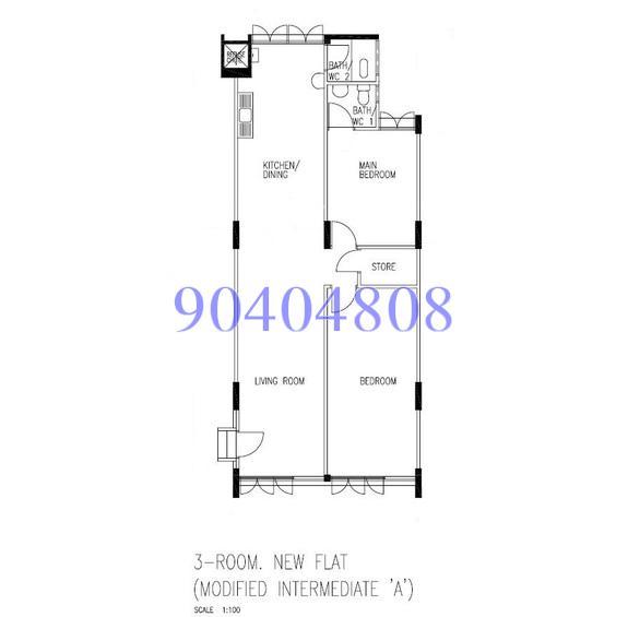Blk 462 Ang Mo Kio Avenue 10 (Ang Mo Kio), HDB 3 Rooms #157758562